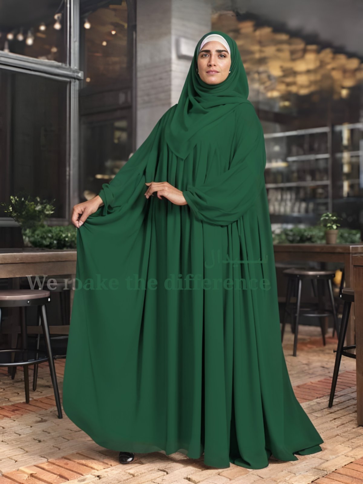 حجاب مع خمار